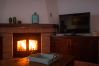 Living room with fireplace in this house in El Torcal