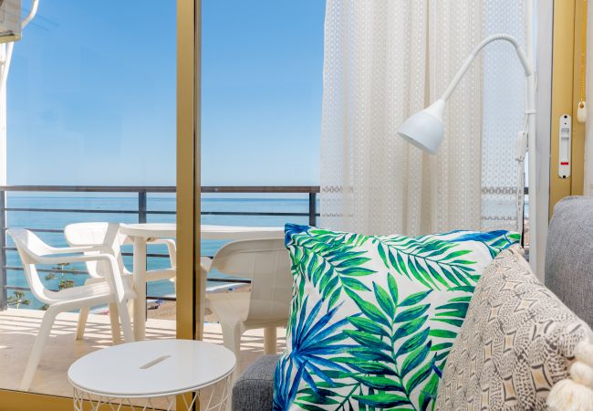 Living room of this studio in Torremolinos