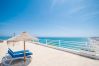 Terrace of this studio in Torremolinos