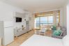 Living room of this studio in Torremolinos
