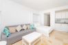 Living room of this studio in Torremolinos
