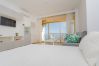 Bedroom of this studio in Torremolinos
