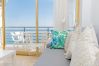 Bedroom of this studio in Torremolinos