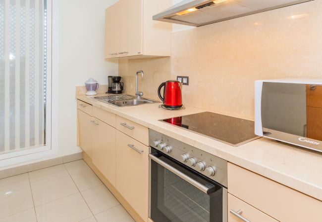 Kitchen of this apartment in Marbella