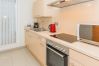 Kitchen of this apartment in Marbella