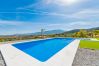 Private pool of this villa in Coín