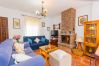 Living room of this house with fireplace in Coín