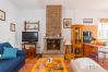 Living room of this house with fireplace in Coín