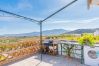 Terrace of this chalet in Coín