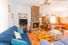 Living room of this villa in Coín