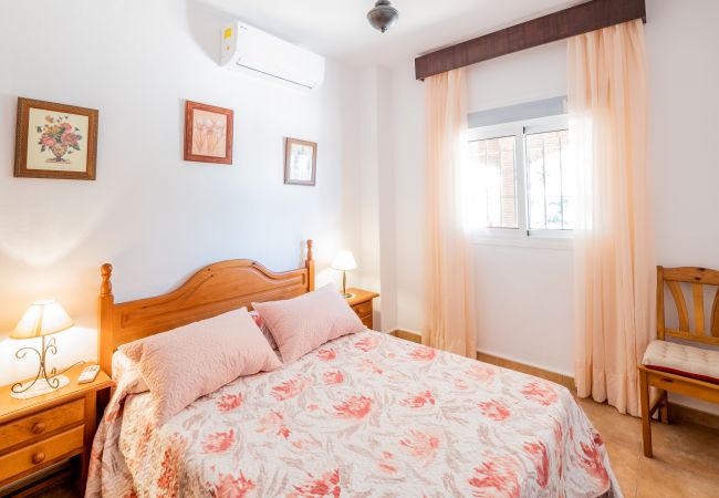Bedroom of this rural house in Alhaurín el Grande