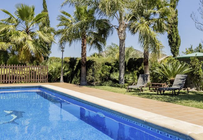 Pool of this rural house in Alhaurín el Grande