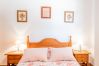 Bedroom of this rural house in Alhaurín el Grande