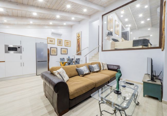 Living room of this farm in Alhaurín el Grande