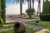 Garden of this luxury villa in Malaga