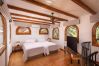 Bedroom of this luxury villa in Malaga