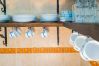 kitchen, tableware, rural house, costa del sol